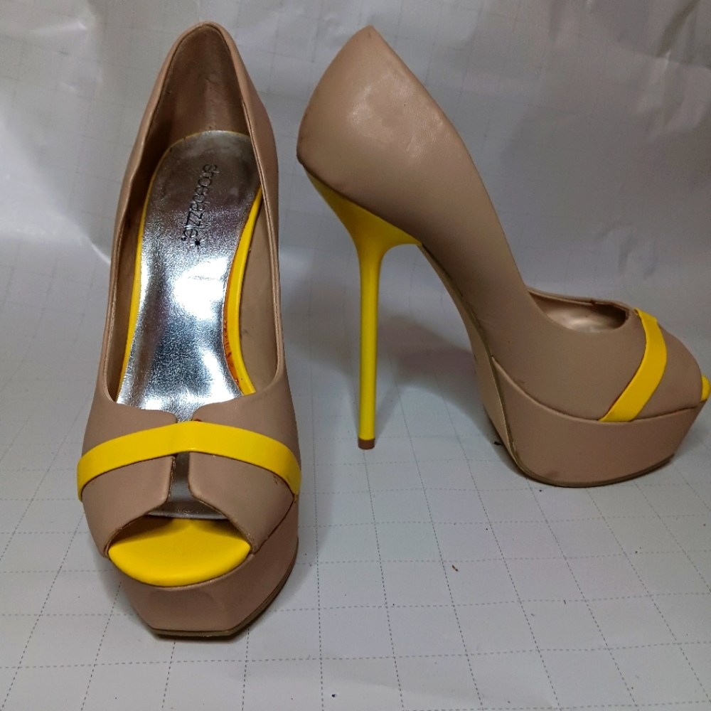 Platform stiletto high heel